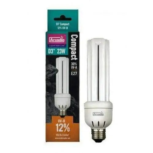 Arcadia D3 Compact 12% 23w CFL UV Bulbs Arcadia