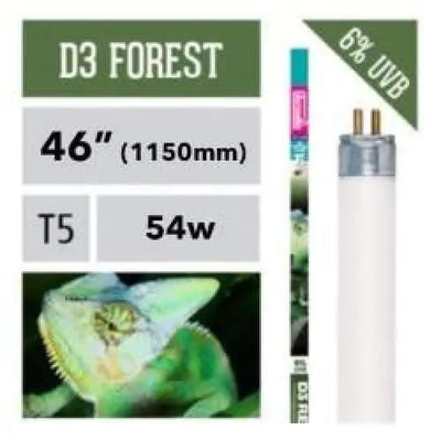 Arcadia D3+ High Output HO T5 Fluorescent Lamp 6% UVB Bulb Forest Lamp Reptile Light Arcadia