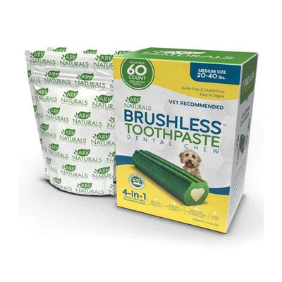Ark Naturals® 4-In-1 Brushless Toothpaste Dental Dog Chews Medium 60 Count Ark Naturals®