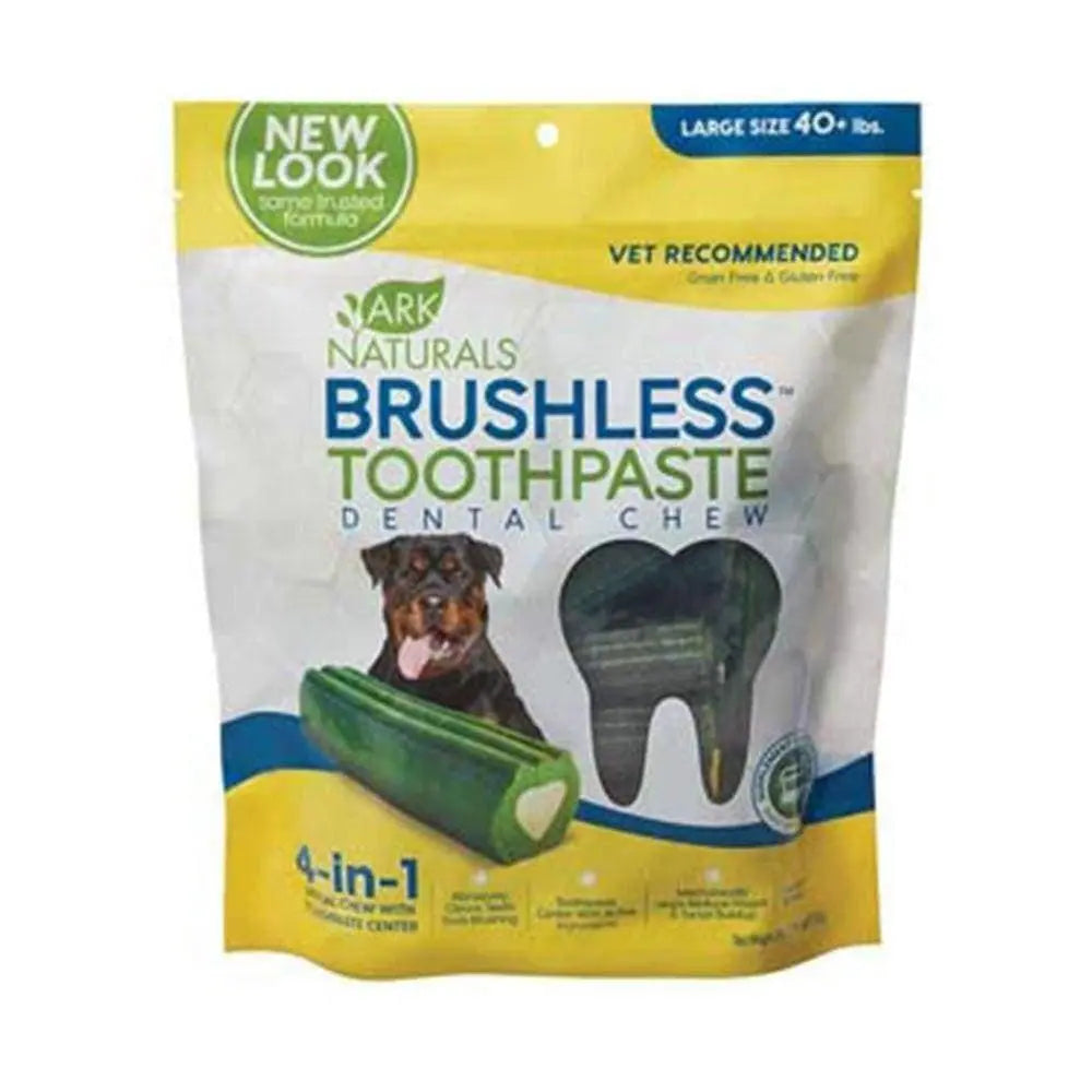 Ark Naturals® Brushless Toothpaste Dental Chews for Dog Large X 18 Oz Ark Naturals®