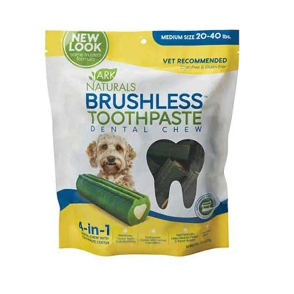 Ark Naturals® Brushless Toothpaste Dental Chews for Dog Medium X 18 Oz Ark Naturals®
