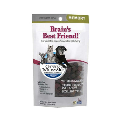 Ark Naturals® Gray Muzzle Brains Best Friend Cat & Dog Chewy Treats 90 Count Ark Naturals®