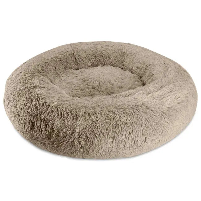 Arlee Shaggy Donut Anti Anxiety Warming Cozy Soft Dog Bed Arlee Pet Products
