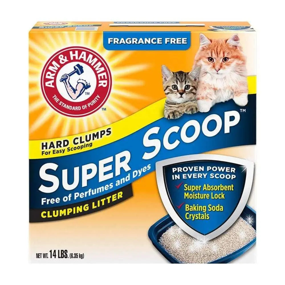 Arm & Hammer™ Super Scoop™ Fragrance Free Clumping Cat Litter 14 Lbs Arm & Hammer