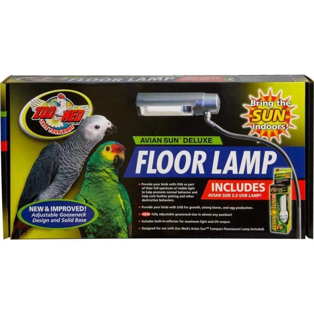 Aviansun Deluxe Floor Lamp With Avian Sun Zoo Med Laboratories