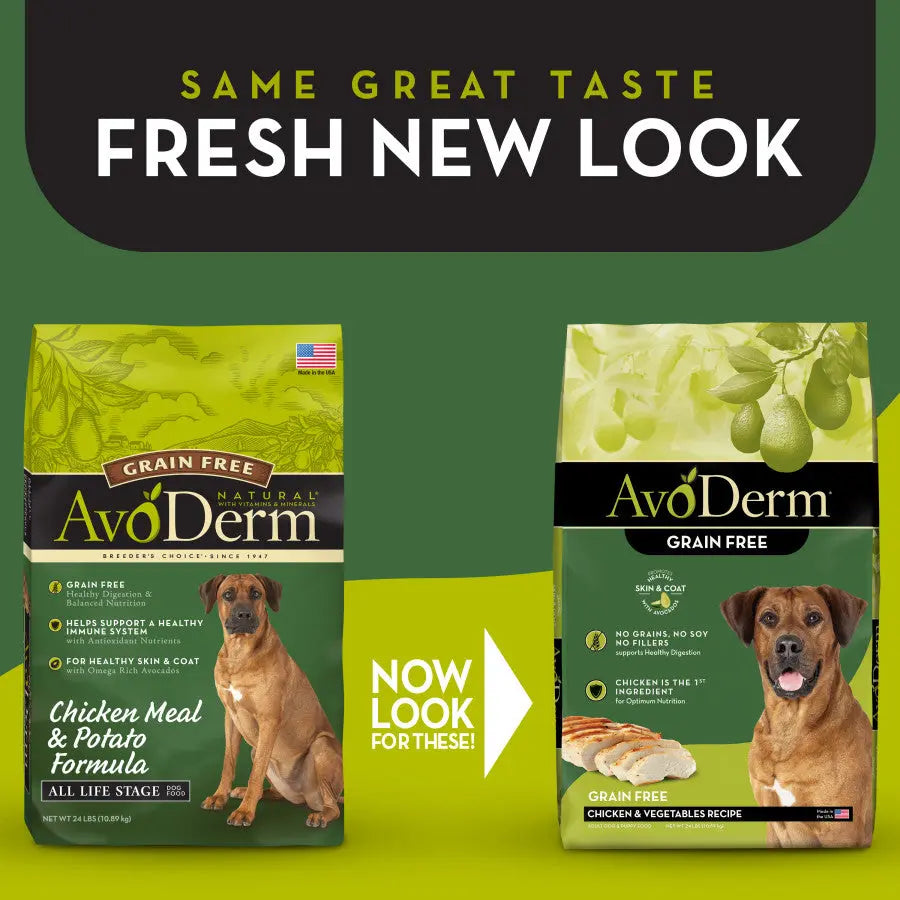 AvoDerm Grain Free Chicken and Vegetables Dry Dog Food AvoDerm CPD