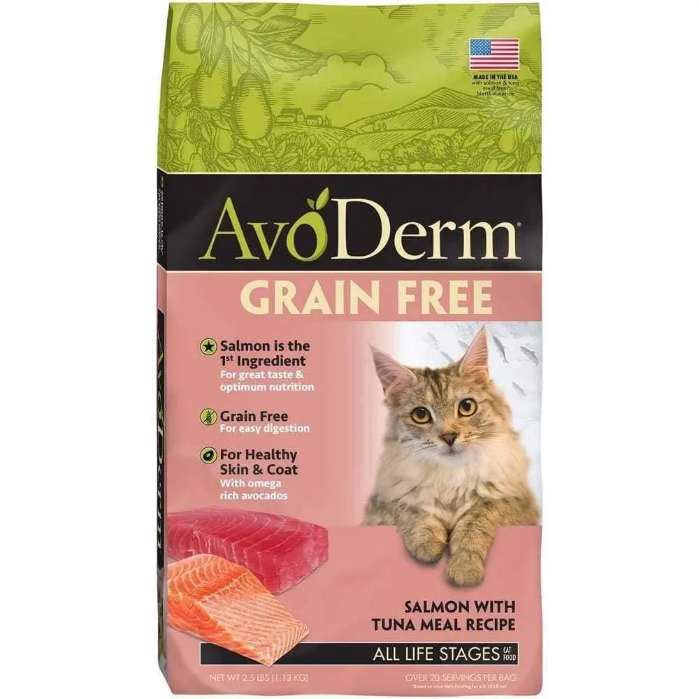 AvoDerm Grain Free Salmon with Tuna Meal Dry Cat Food AvoDerm CPD