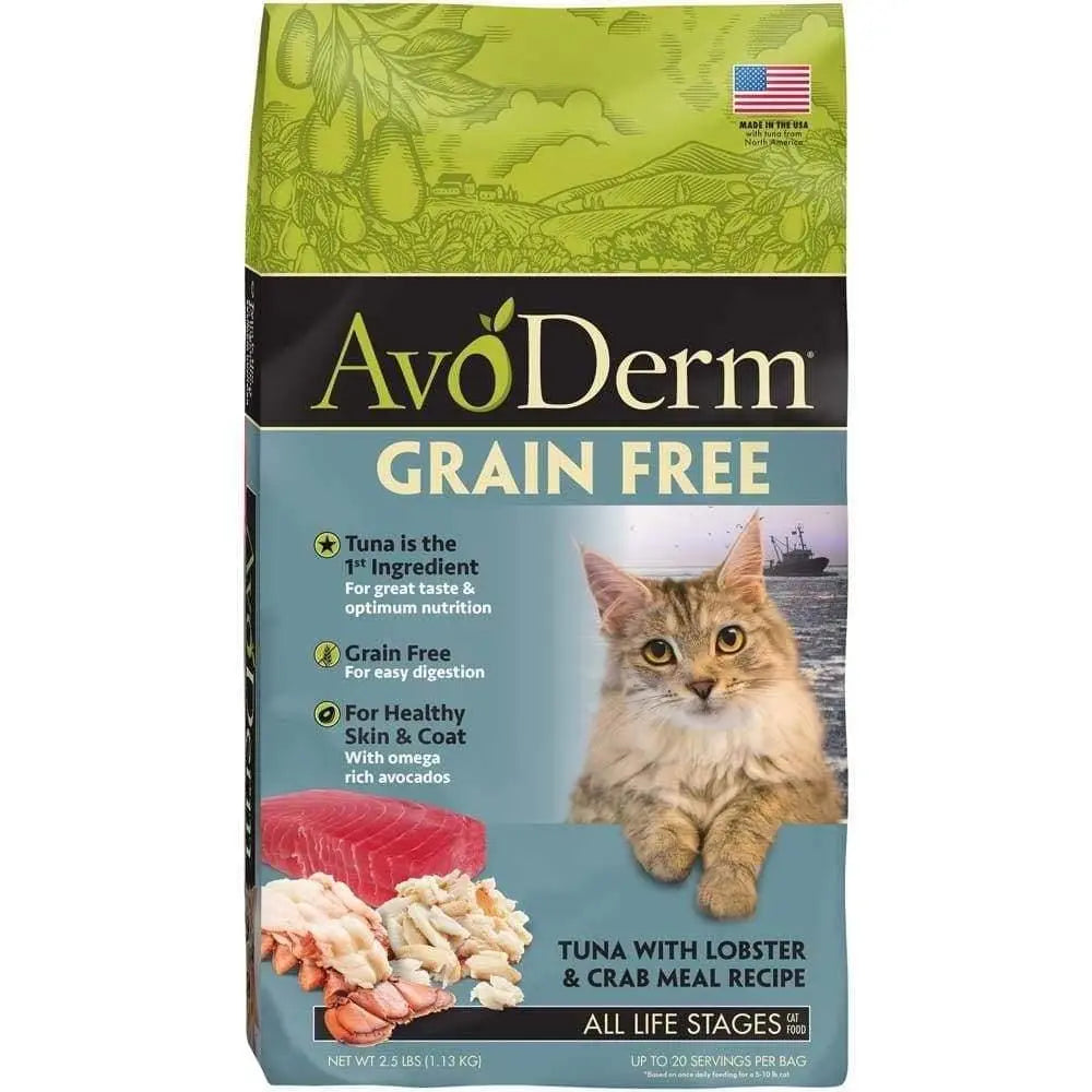 AvoDerm Grain Free Tuna with Lobster & Crab Meals Dry Cat Food AvoDerm CPD
