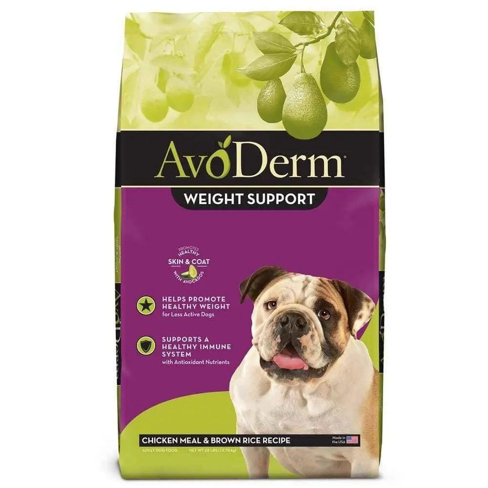 AvoDerm Natural Brown Rice & Chicken Meal Weight Control Dry Dog Food AvoDerm CPD