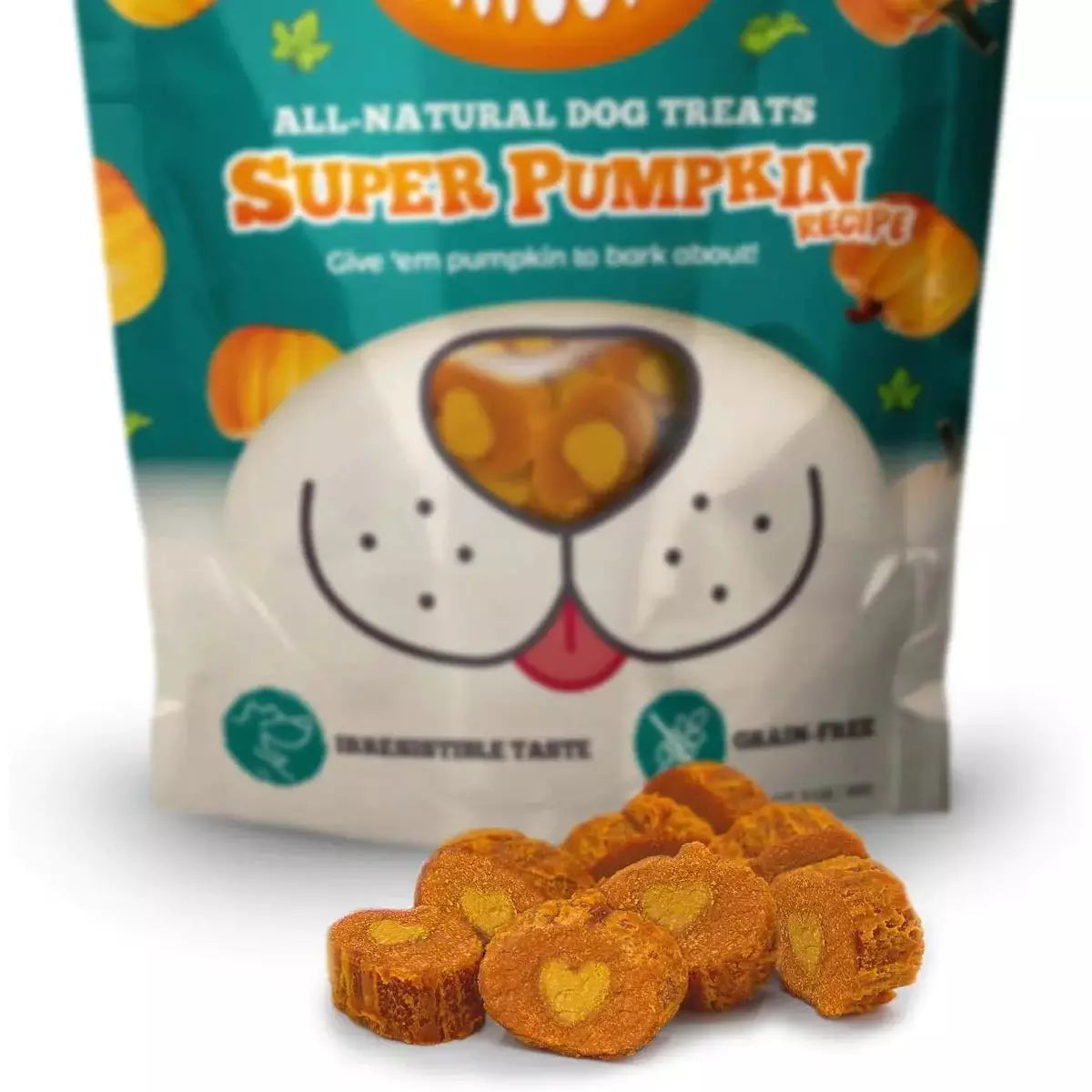 Awesome Pawsome Super Pumpkin Recipe Dog Treats 3oz Awesome Pawsome