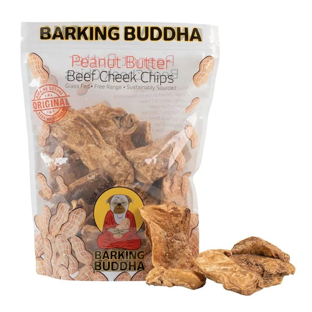 Barking Buddha - Peanut Butter Beef Cheek Chips - Value Bag Barking Buddha