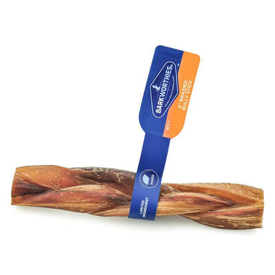 Barkworthies Beef Gullet Braided Dog Chews Barkworthies