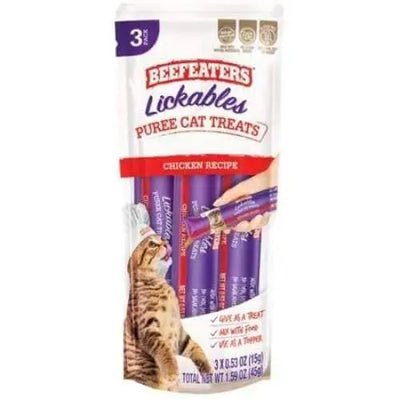 Beefeaters Lickables Chicken Puree Cat Treats Beefeaters LMP