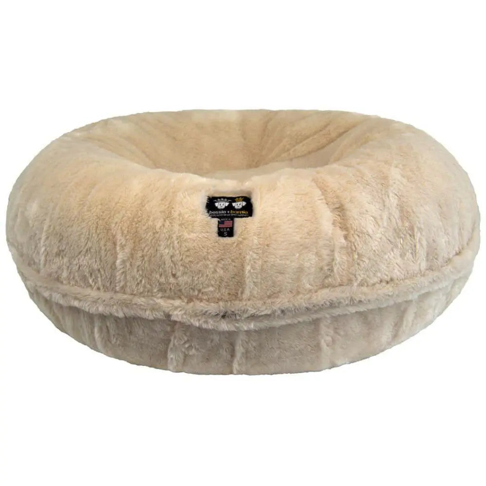 Bessie and Barnie Bagel Bed Luxury Shag Extra Plush Faux Fur Cat & Dog Beds Bessie and Barnie