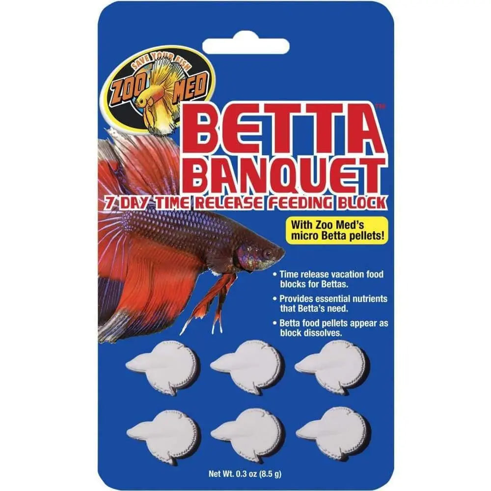 Betta Banquet Feeding Block 7 Day Time Release Zoo Med Laboratories