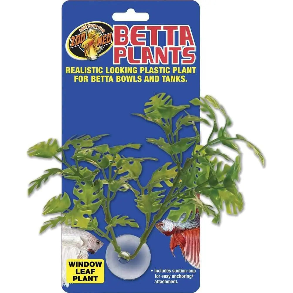 Betta Plastic Plant Window Leaf Zoo Med Laboratories