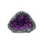 Blue Ribbon Exotic Environments Geode Stone Purple Blue Ribbon Pet