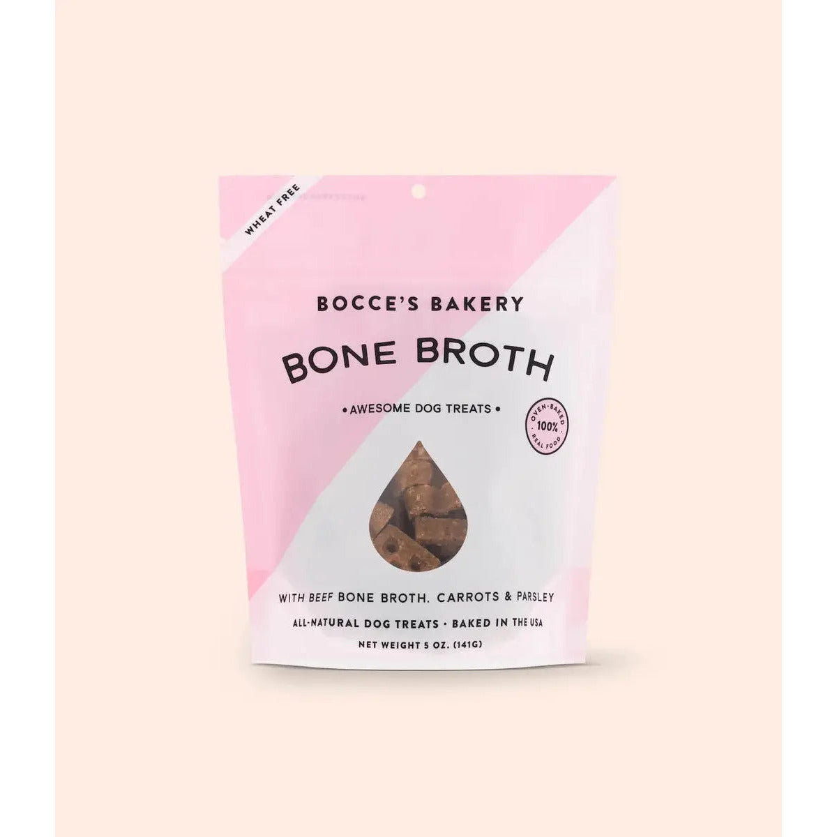 Bocce's Bakery Bone Broth 5oz Biscuits Dog Treats Bocce's Bakery
