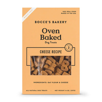 Bocce's Bakery Cheese 14oz Biscuit Boxes Dog Treats Bocce's Bakery