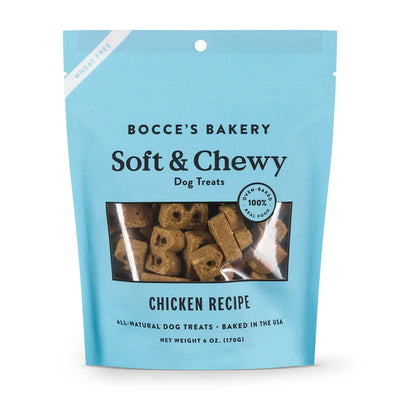 Bocce's Bakery Chicken 6oz Soft & Chewy Dog Treats Bocce's Bakery