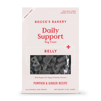 Bocce's Bakery Daily Support Belly 12oz Functional Biscuit Boxes Dog Treats Bocce's Bakery