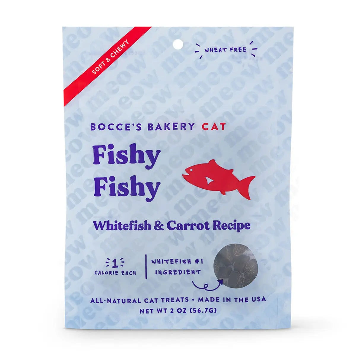 Bocce's Bakery Fishy Fishy 2oz Soft & Chewy Cat Treats Bocce's Bakery