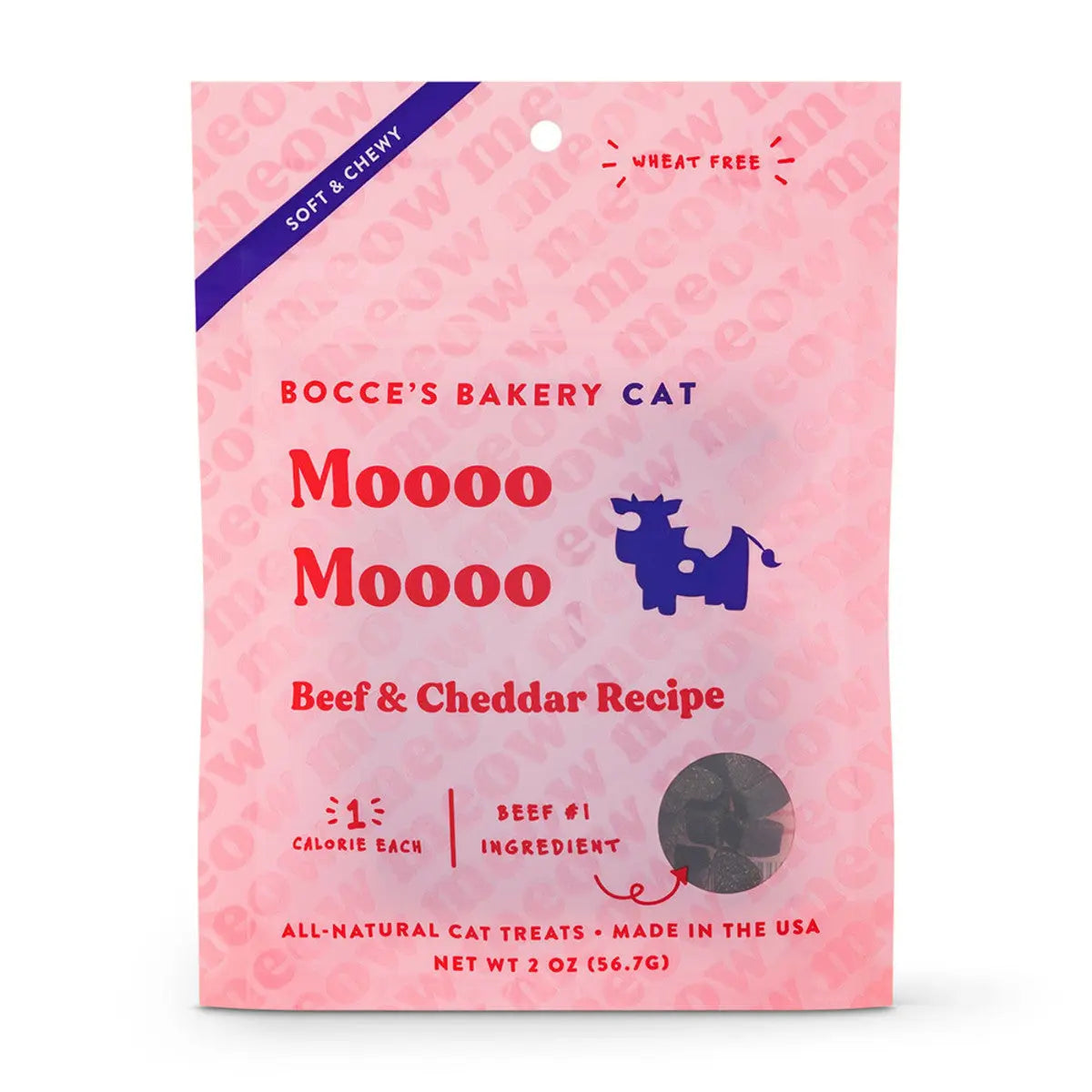 Bocce's Bakery Moooo Moooo 2oz Soft & Chewy Cat Treats Bocce's Bakery