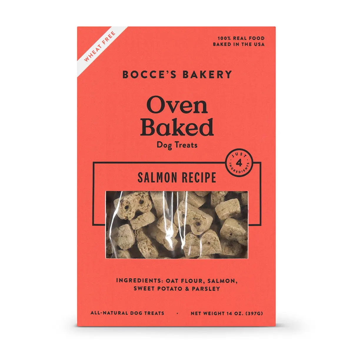 Bocce's Bakery Salmon 14oz Biscuit Boxes Dog Treats Bocce's Bakery