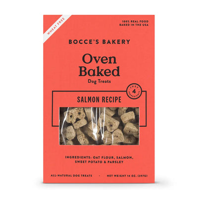Bocce's Bakery Salmon 14oz Biscuit Boxes Dog Treats Bocce's Bakery
