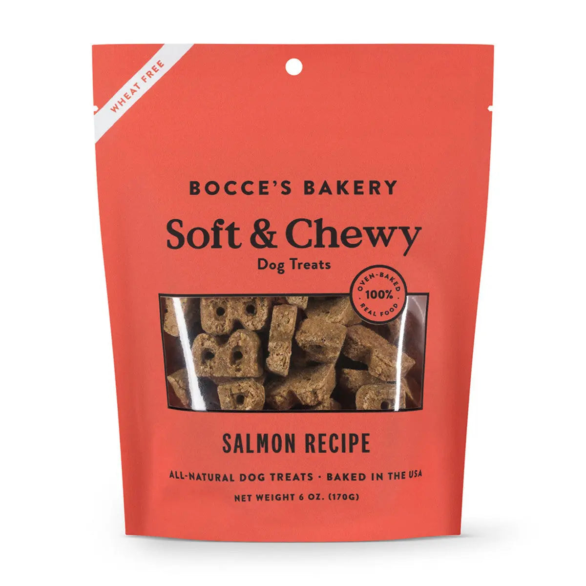 Bocce's Bakery Salmon 6oz Soft & Chewy Dog Treats Bocce's Bakery
