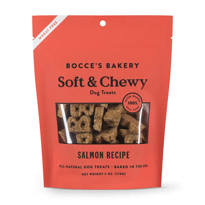 Bocce's Bakery Salmon 6oz Soft & Chewy Dog Treats Bocce's Bakery