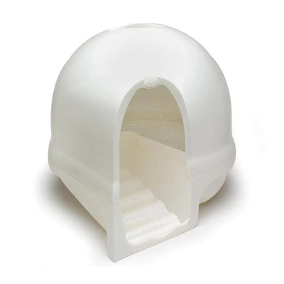 Booda® Dome Cleanstep Litter Box Pearl White Color Large Booda®