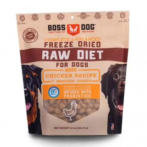 Boss Dog® Complete & Balanced Freeze Dried Raw Diet Dog Food 12 Oz Boss Dog