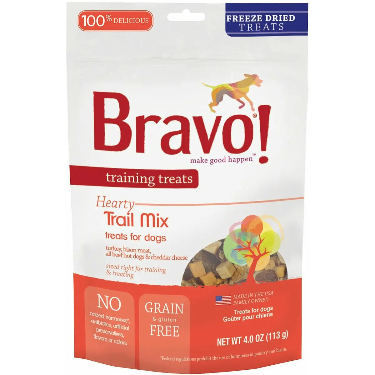 Bravo Bonus Bites® Freeze Dried Trail Mix treats for dogs Bravo
