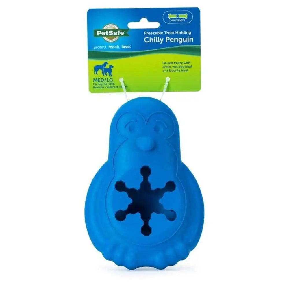 Busy Buddy Penguin Dog Toy Blue Busy Buddy CPD