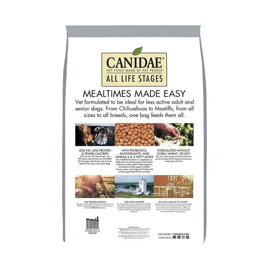 CANIDAE All Life Stages Less Active Formula Dry Dog Food Chicken, Turkey, Lamb & Fish Meal Canidae CPD