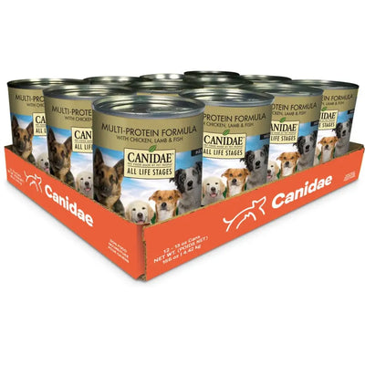 CANIDAE All Life Stages Multi-Protein Wet Dog Food Chicken, Lamb & Fish, 12ea/13 oz CANIDAE