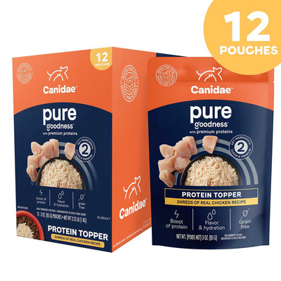 CANIDAE PURE Goodness Protein Topper for Dogs 12ea/3 oz CANIDAE