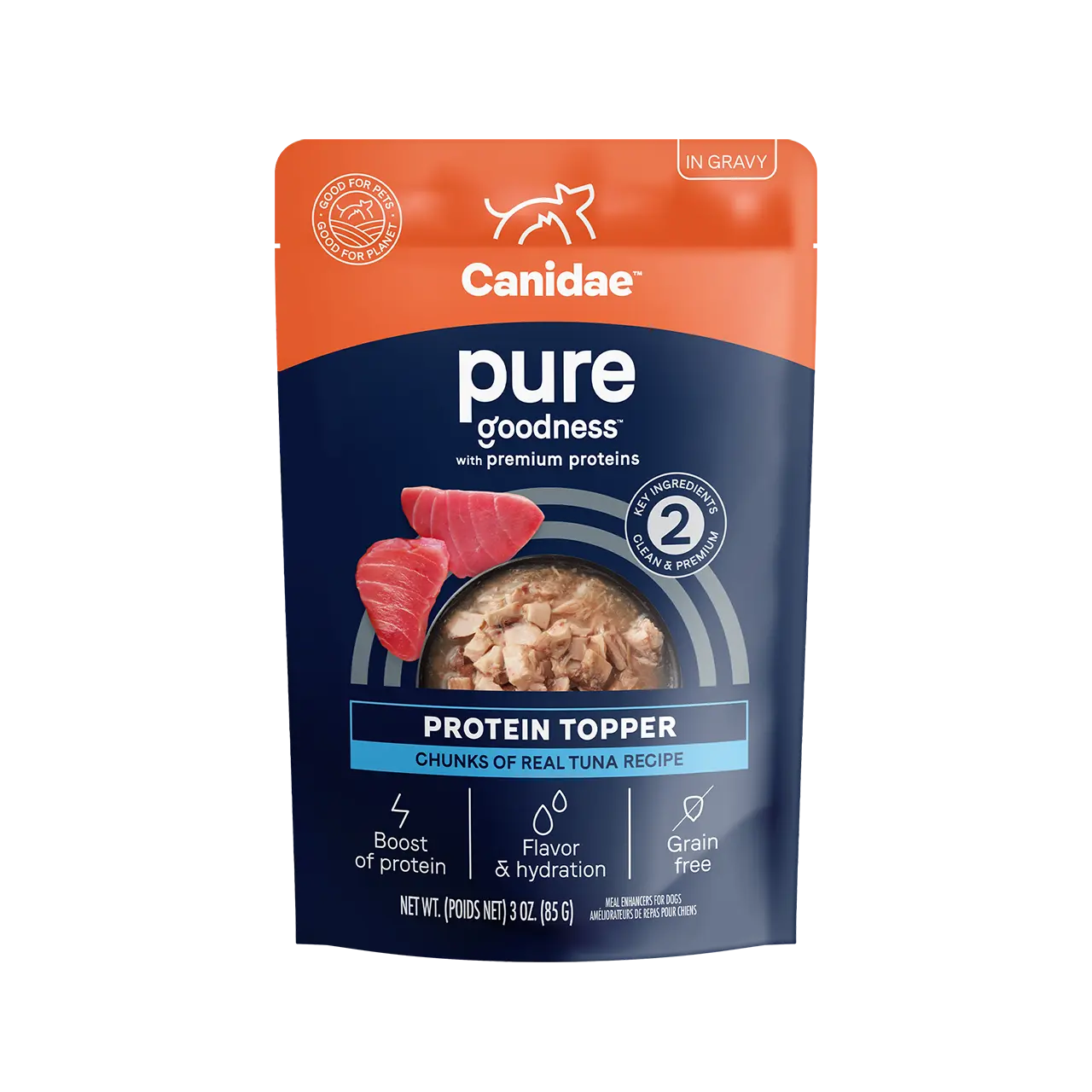 CANIDAE PURE Goodness Protein Topper for Dogs 12ea/3 oz CANIDAE