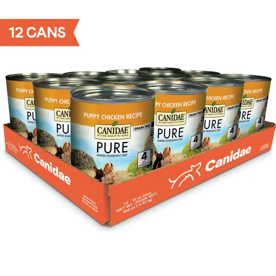 CANIDAE PURE Grain-Free Foundations Puppy Wet Dog Food Chicken, 12ea/13 oz CANIDAE