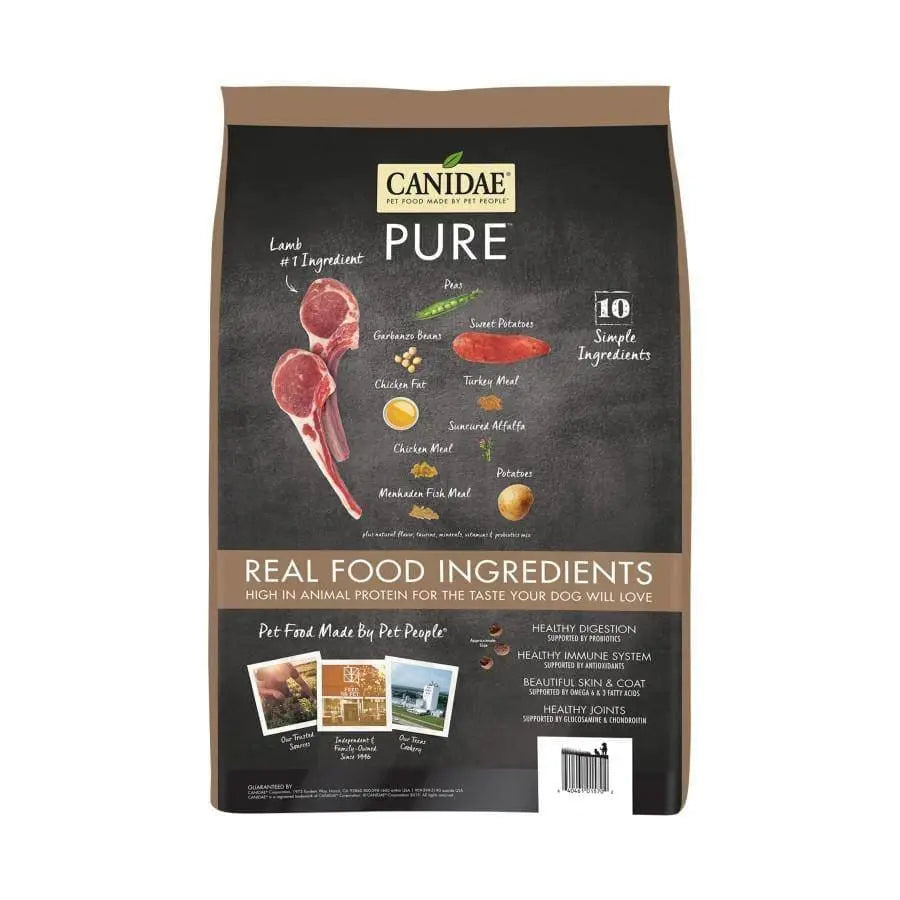 CANIDAE PURE Grain-Free Real Lamb & Pea Recipe Dry Dog Food Brands Canidae CPD
