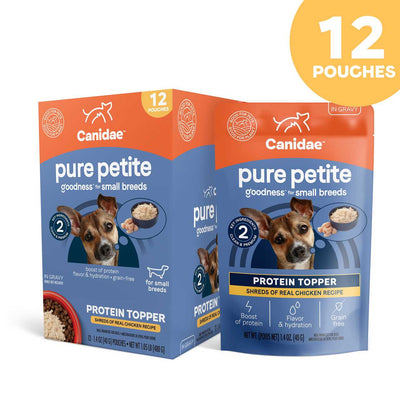 CANIDAE PURE Petite Goodness Protein Topper for Small Breed Dogs 12ea/1.4 oz CANIDAE
