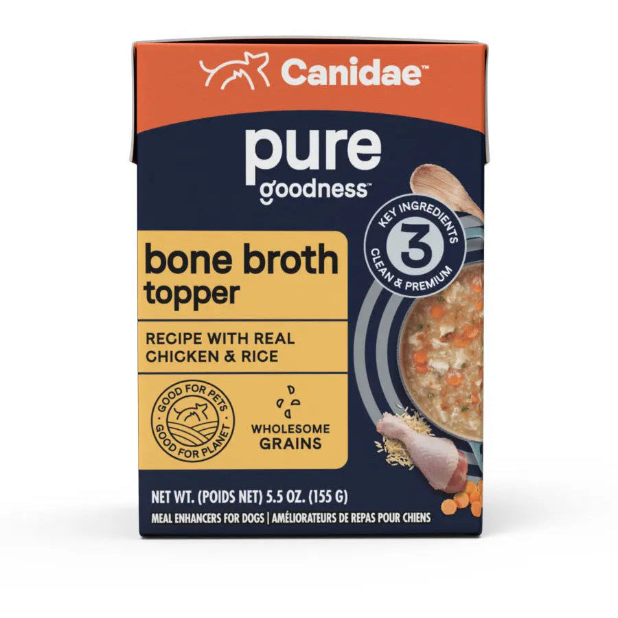CANIDAE PURE goodness Bone Broth Topper 5.5 oz CANIDAE