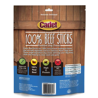 Cadet Beef Sticks for Dogs 12 oz Cadet