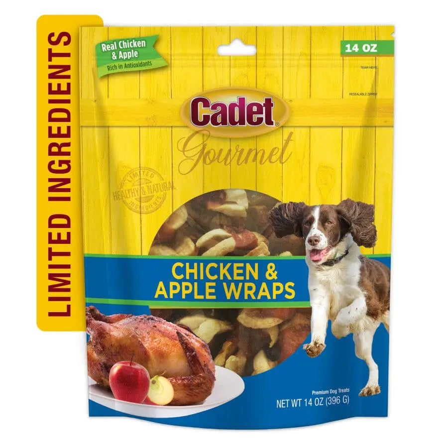 Cadet Gourmet Chicken & Apple Wrapped Dog Treats Cadet