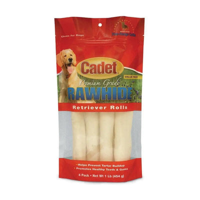 Cadet® Premium Rawhide Retriever Roll Dog Treats 1 Lbs X 4 Count Cadet®