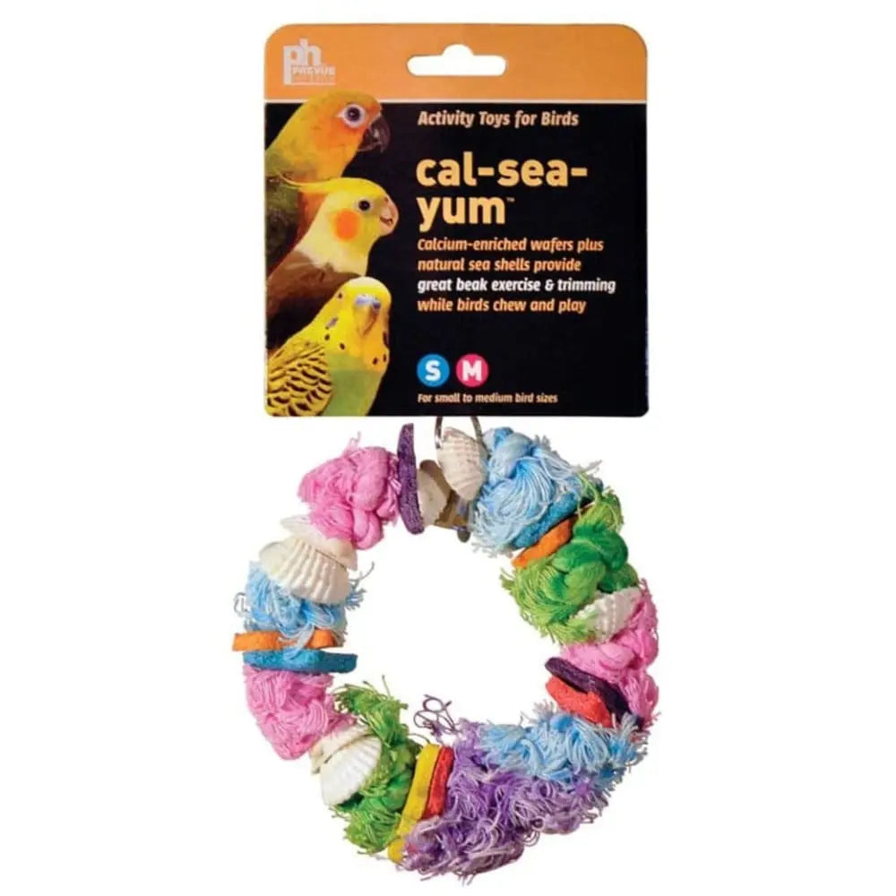 Cal-Sea-Yums Dollar Bird Toy Multi-Color 5 In X 7 in, Medium Prevue Pet CPD