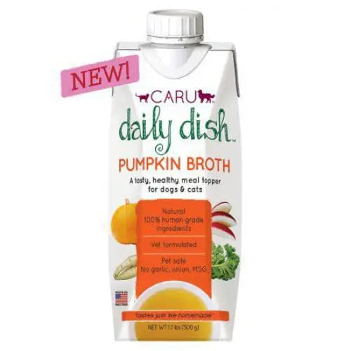 Caru Pet Food Daily Dish Pumpkin Broth for Dogs and Cats Caru Pet Food