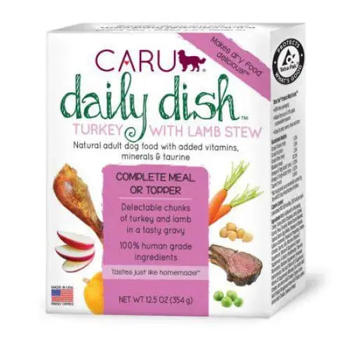 Caru Pet Food Daily Dish Real Turkey and Lamb Stew for Dogs Caru Pet Food