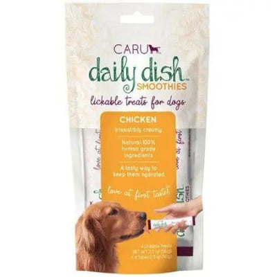 Caru Pet Food Daily Dish Smoothies Chicken Flavored Lickable Dog Treats Caru Pet Food